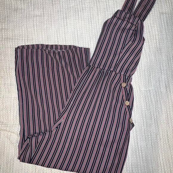Xhilaration Striped Wide-Leg Jumpsuit Small - Cute & Comfy! - Picture 4 of 16